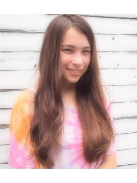 メロウ(MELLOW) 【外国人風】３Dベージュアッシュ！ナチュラルロング