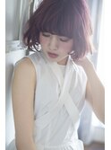 【自由が丘KEEP 木田】伸ばしかけのかた◎赤髪ゆるふわボブ
