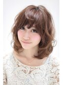 好感度バツグンのひし形ボブは、ゆるカールで誰より可愛く