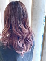 ロッコ 深谷店(ROCCO) #グラデーションカラー#ピンク#デザインカラー#ケアブリーチ