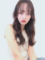 グレージュ/デジタルパーマ/韓国風/ヨシンモリ/大きめ/高柳
