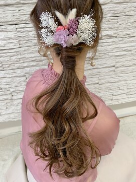 オーシャン(Ocean) [OCEAN Hair&Life藤原純] 花束ヘアアレンジ☆