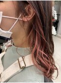 ペールピンクのインナーカラー《春日井 Regalo レガロ》
