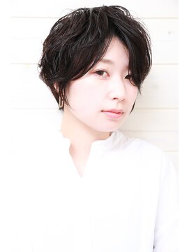 オーシャン(Ocean) ［OCEAN　Hair&Life]ウェットスタイル/ベリーショート/パーマ