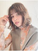 ゆるふわボブ×秋先取りのベイクドカラー