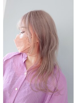 プネル(punel) 【明治神宮前/ダブルカラー/ケアブリーチ/インナーカラー】