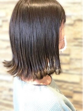 ヘアーレナータ 八王子(HAIR RENATA) 大人可愛い髪質改善カラーアッシュグレージュ外はね透明感