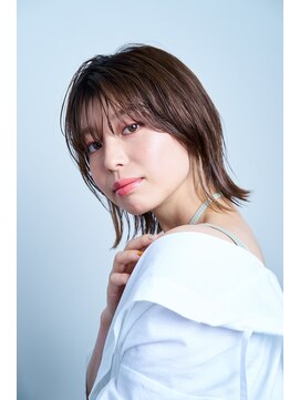 ユニックス ららぽーと新三郷店(UNIX) 30代40代50代外ハネウルフ[アースカラー/アッシュブラック]