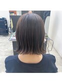 松山市/20代/30代/40代/くすみカラーのミニボブ
