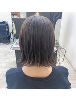 セダクション 道後樋又店(Seduction) 松山市/20代/30代/40代/くすみカラーのミニボブ