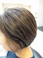 ヘアーデザインムーヴ(Hair design MOVE) 白髪ぼかしハイライト+イヤリングカラー