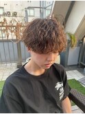 波巻きスパイラル　福岡メンズパーマ
