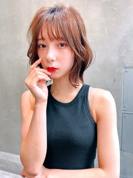 スティーロ 渋谷(Steelo) くびれボブ×アッシュベージュ