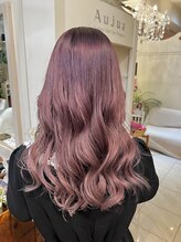 フレイストート(Frais Tout) ブリーチオンカラー　ラベンダーピンク　髪質改善　韓国風