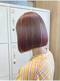 ブリーチあり＊ピンクベージュグラデーション