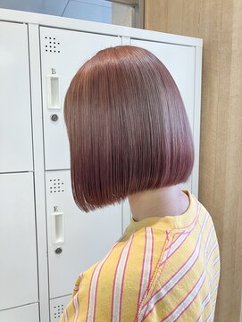 イェッカ パビル(YECCA pabil) ブリーチあり＊ピンクベージュグラデーション