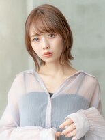 イオ 本厚木(io)&nbsp;大人かわいいボブシースルーバング小顔似合わせカットイメチェン