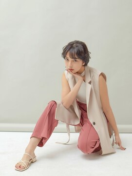 ラフィスヘアー ハブン 川崎店(La fith hair habun) 【La fith】スウィングショート×グレージュ