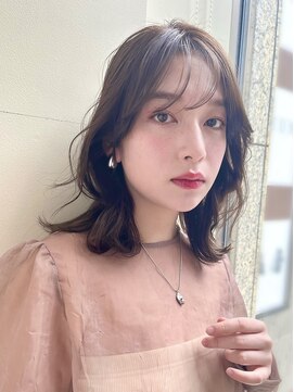 ビュートリアム265(BEAUTRIUM 265) ココアブラウン ココアベージュ ミディアムボブ レイヤーカット