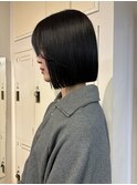 韓国風style 切りっぱなしbob