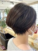 ショートパーマショートカット前髪あり前髪なし20代30代40代