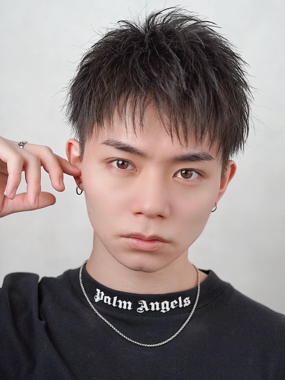 爽やかツーブロック【ナチュラル束感ショート】：L216423060｜ゼロ