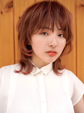 ブゾン(buZon) 【buZon ブゾン】前髪ウルフ☆ウェーブパーマ