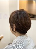 30代40代50代/ふんわりショート/艶髪スタイル