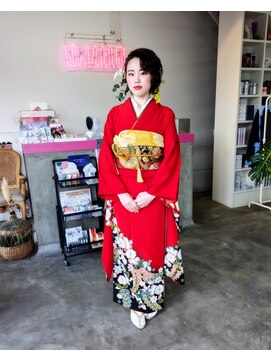 アンゼロ(UNZELO) 成人式前撮りショートスタイル