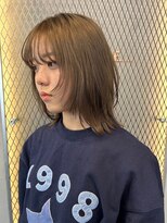 スリーバイベルベット(THREE...by velvet)&nbsp;メルティーベージュ♪ブリーチカラー/ミルクティー/オージュア