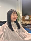 学生ミディアムカット