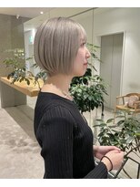 ゴウトゥデイシェアサロン 町田店(GO TODAY SHAiRE SALON)&nbsp;ブリーチ2回～で作るホワイトベージュカラー♪