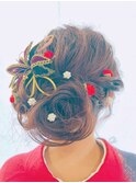 成人式×ヘアセット×振袖着付