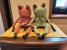 髪工房の雰囲気（お客様の手作りの作品です♪）