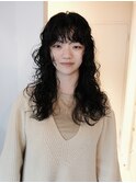 デジタルパーマ ロングパーマ　ウェーブヘア　名古屋丸の内伏見