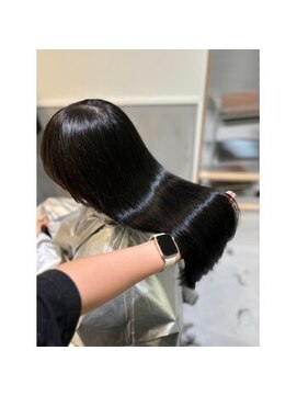 エフェクト 横浜(effect) 艶髪ストレートロング抜け感ローレイヤー縮毛矯正