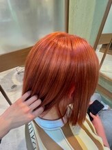 エプリ(epris) ダブルカラー　×　オレンジ