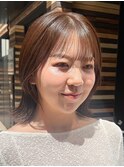 顔周りレイヤーフェイスレイヤー小顔レイヤー レイヤーカット