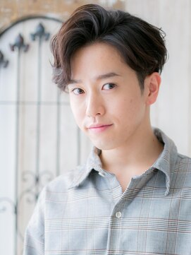 グルーミングサロン バーバー キャッスル 北浦和西口(Grooming salon Barber Castle) 20代30代かき上げ七三分けカルマパーマスマートマッシュZ北浦和