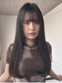 薬院　ブリーチなしカラー　暖色カラー　ボブ