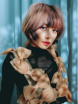 シオン(shion) ウルフレイヤーブリーチウルフカットおくれ毛_F30964