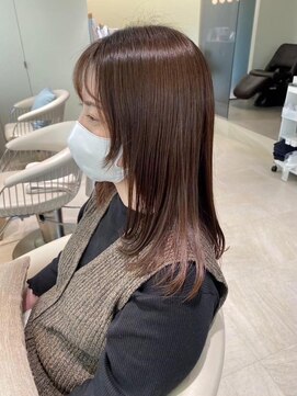 コンティロミー(CONTI ROMMY.) レイヤースタイルココアブラウンバタフライカット20代～50代