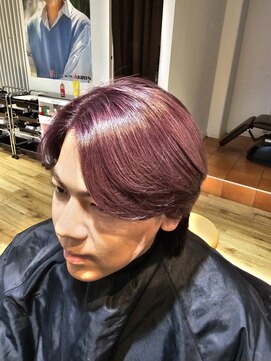 アルス ウィズ アクロス オモテサンドウ(aluss with AKROS omotesando) ワンブリーチ、パープルカラー