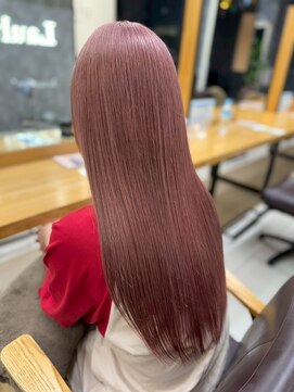 ラウル(Laulu) クラゲヘアー/小顔に見せるヘア/ココアベージュ/佐倉