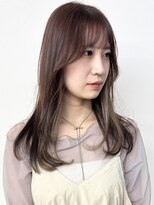 モリオフロムロンドン 松戸店(Morio from London) 【モリオ松戸 石山】インナーカラーミルクティーベージュ前髪有