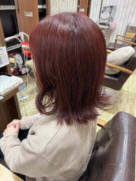 ボルドーカラー