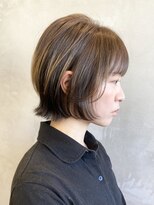 エリマバイフィフス 調布(elima by fifth)&nbsp;調布イルミナカラーレイヤーボブウルフショートカットベージュ