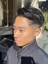 ノス 表参道(NOOS)&nbsp;ジェントルマンショート/フェードカット/スキンフェード:七三分