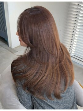 コート 表参道(Cote) 美髪レイヤーカットオリーブグレージュブラウンカラー顔まわり