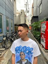 クフィア メンズヘアー カンポ 天王寺店(CUFFIA MEN'SHAIR CAMPO)&nbsp;メンズベリーショートラルフカールマンバンヘアアップバング